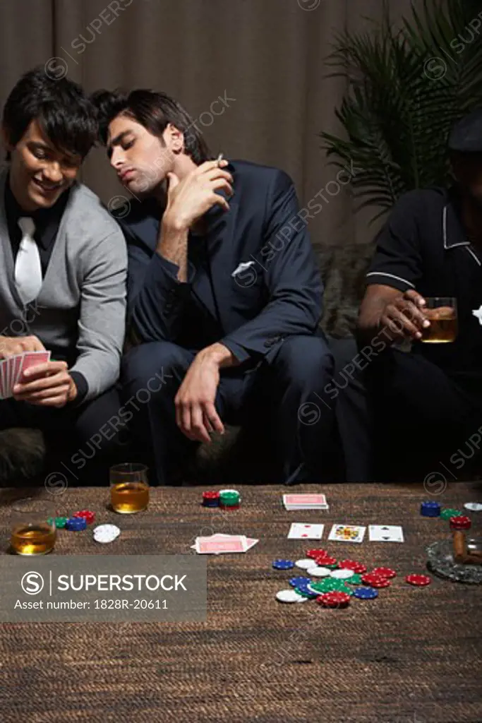 Men Playing Cards   