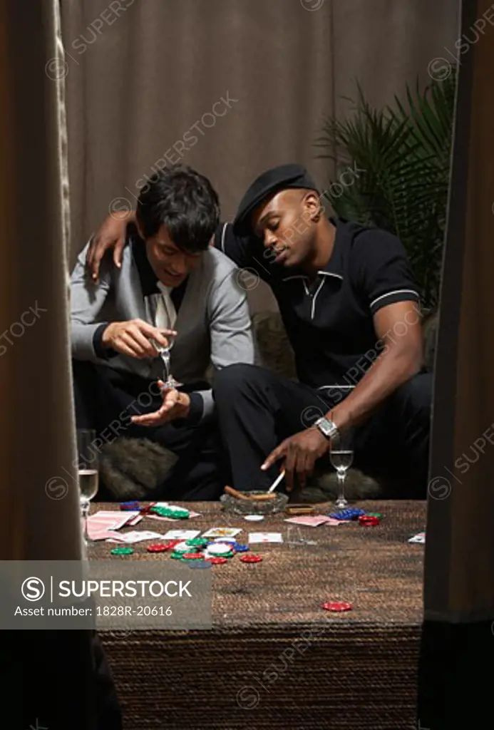 Men Playing Cards   