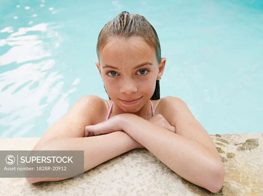 Girl in Swimming Pool   