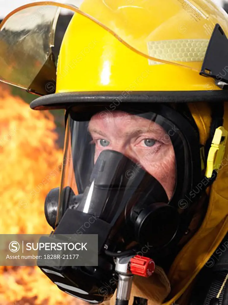 Portrait of Firefighter   