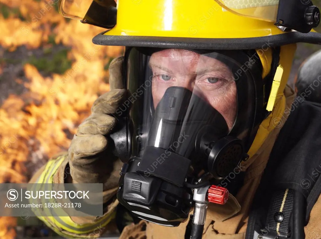 Portrait of Firefighter   