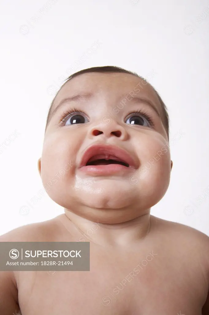 Portrait of Unhappy Baby   