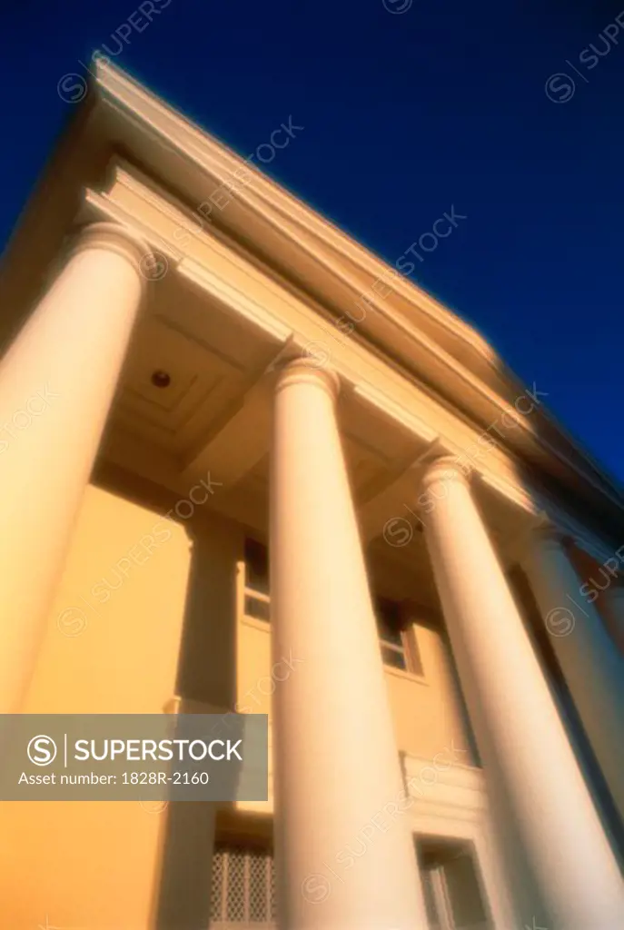 Doric Columns and Pediment Supreme Court Tallahassee, Florida, USA   