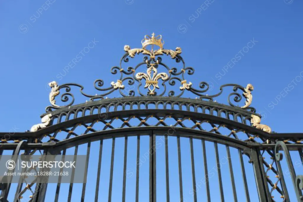 Close-Up of Gate, Palacio Real, San Ildefonso, Spain   