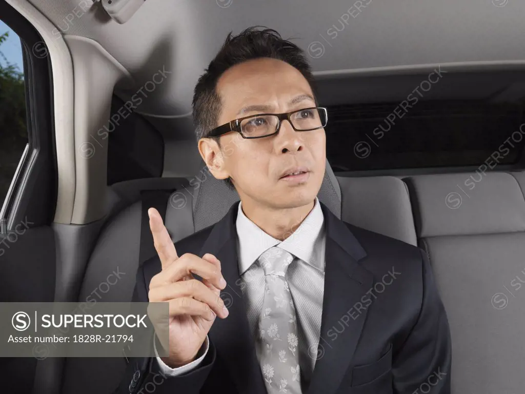 Businessman in Car   