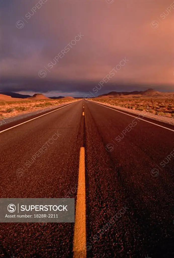 Desert Road Nevada, USA   