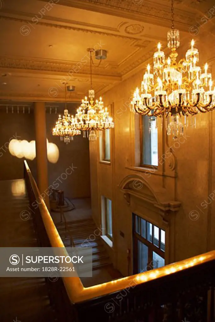 Staircase, Dominion Club, Toronto, Ontario, Canada   