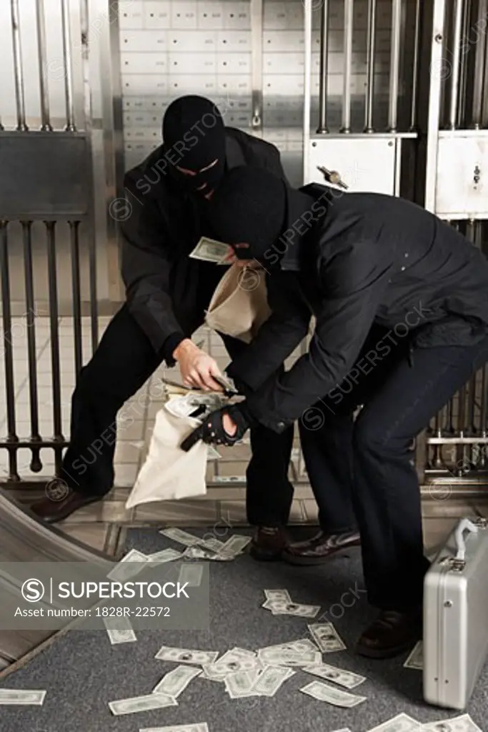 Thieves Robbing Bank   