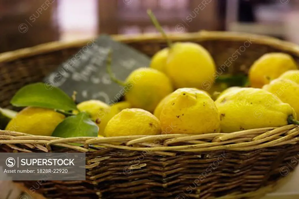 Basket of Lemons   