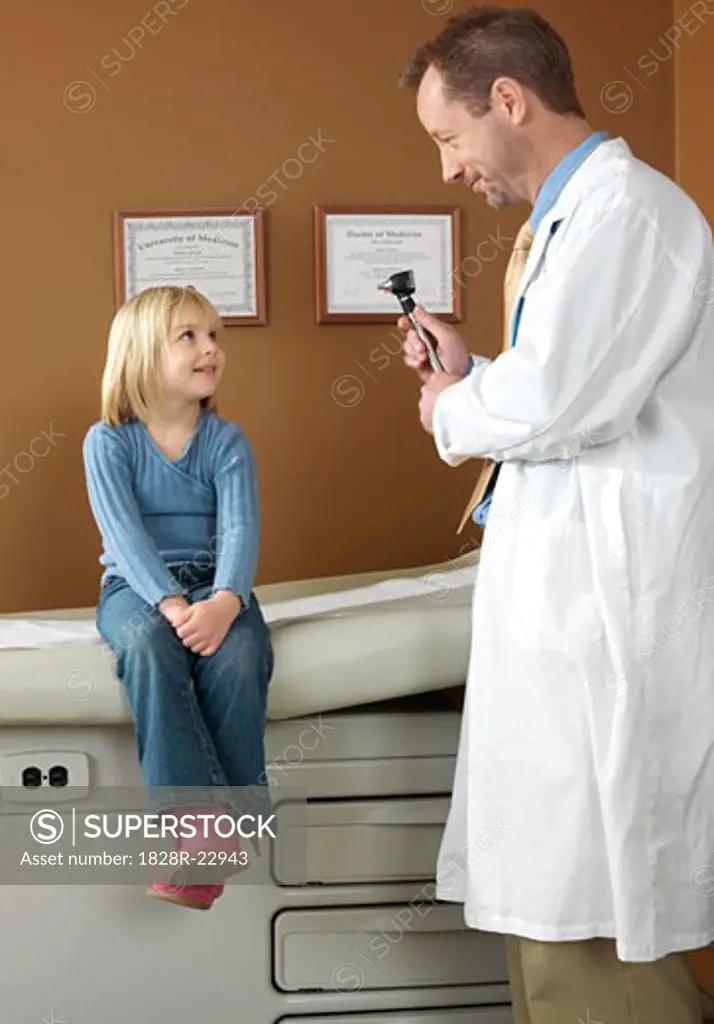 Doctor Examining Girl   