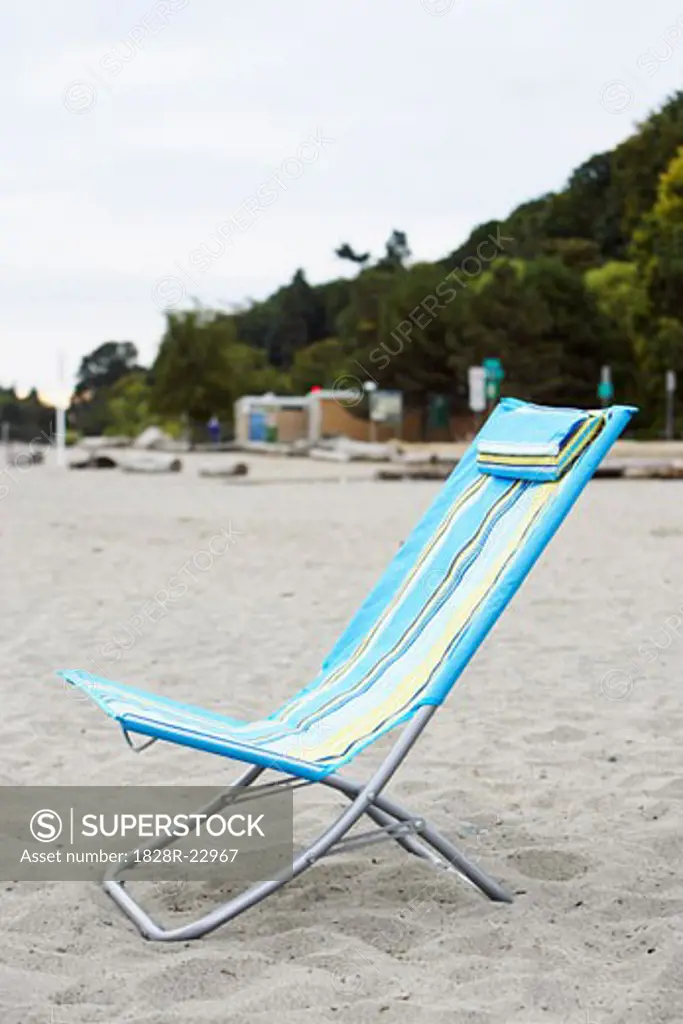 Beach Chair at Beach   