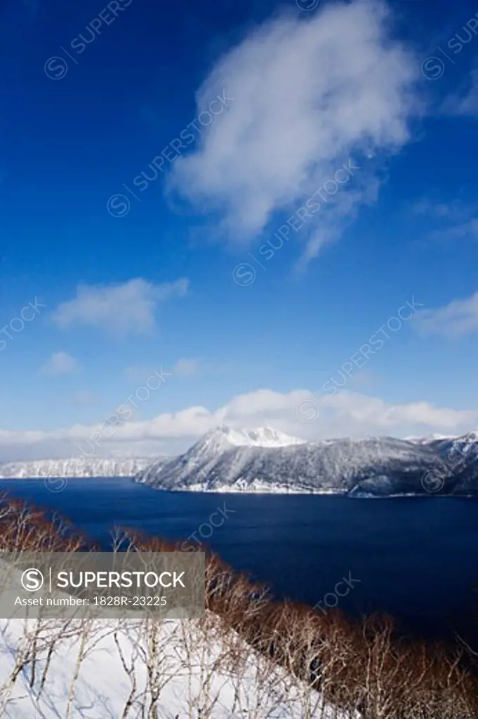 Lake Mashu, Akan National Park, Hokkaido, Japan   