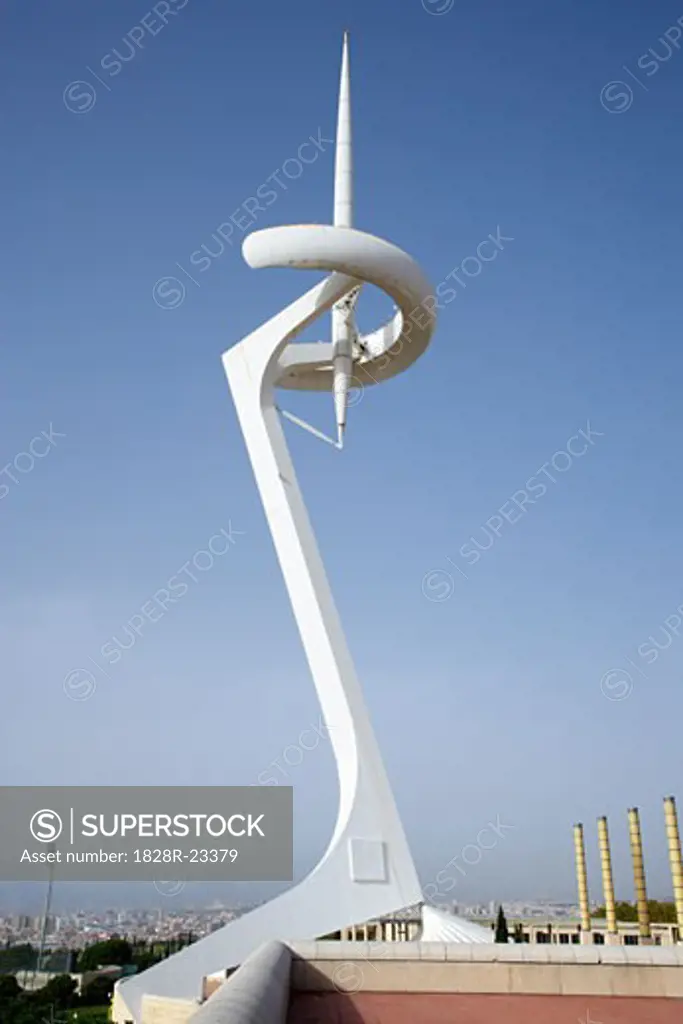 Torre Calatrava, Olympic Park, Barcelona, Spain