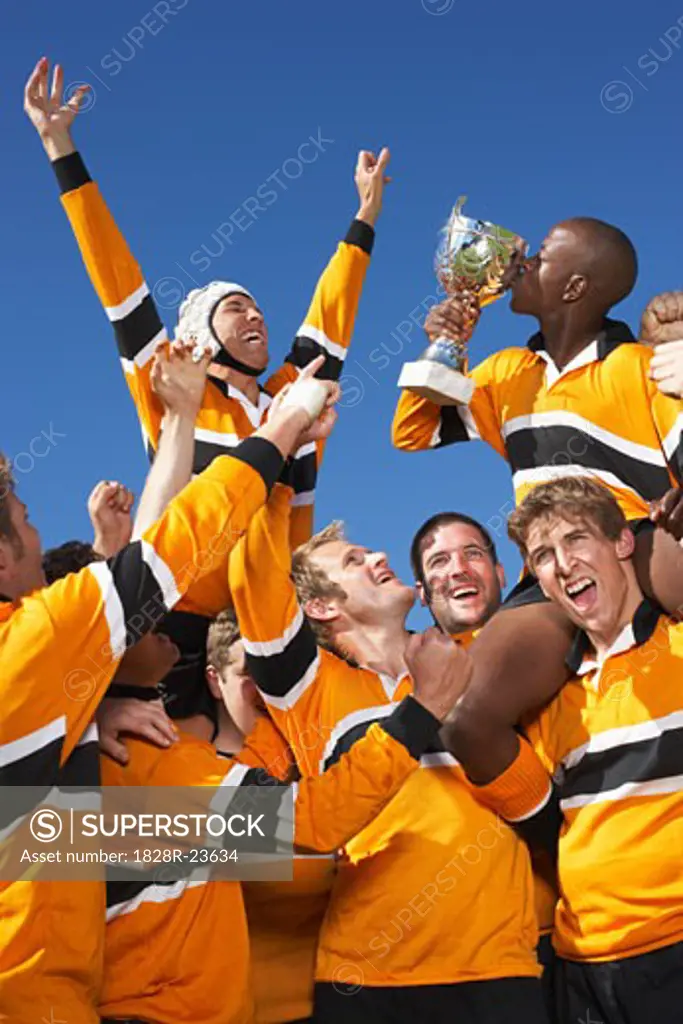 Team Celebrating Victory   