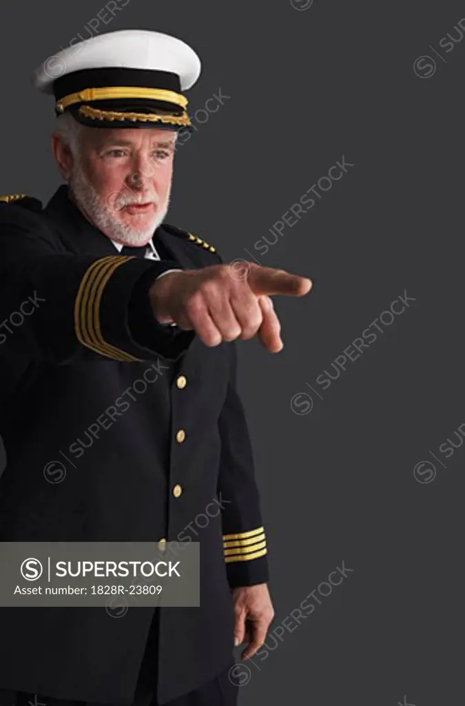 Sea Captain Pointing   