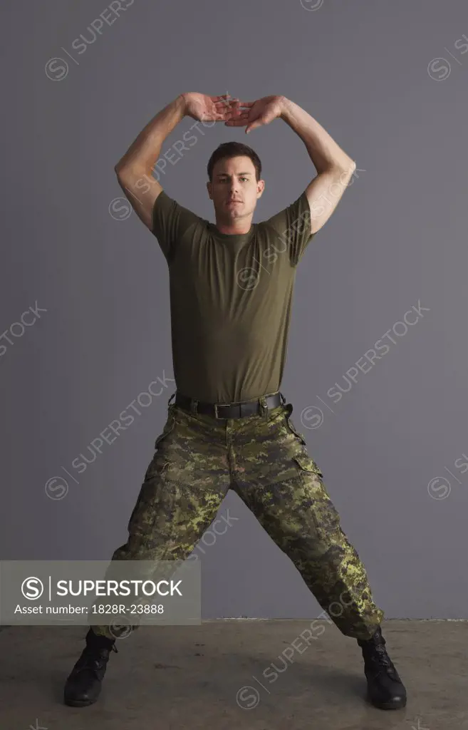 Soldier Exercising   
