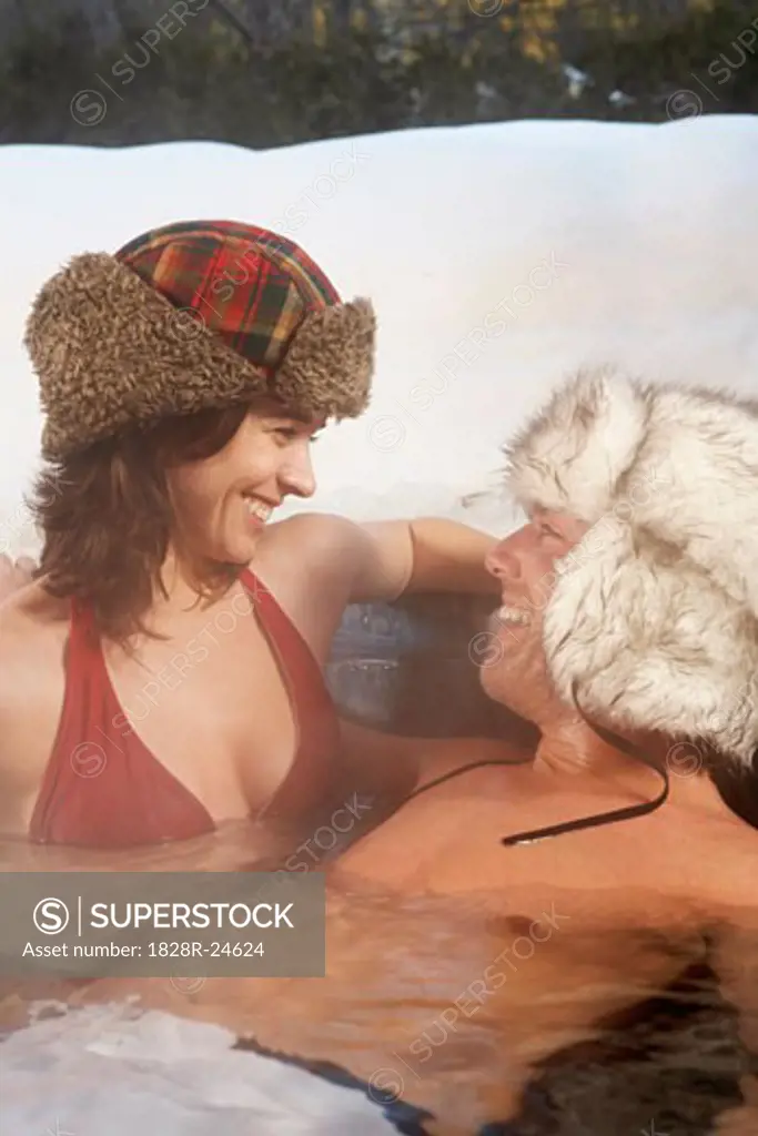 Couple in Hot Tub   