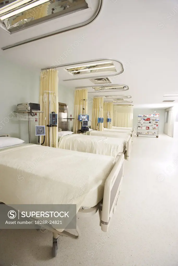 Empty Hospital Ward   