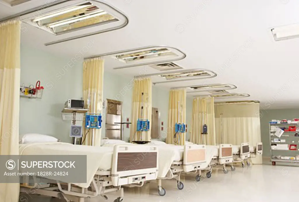 Empty Hospital Ward   
