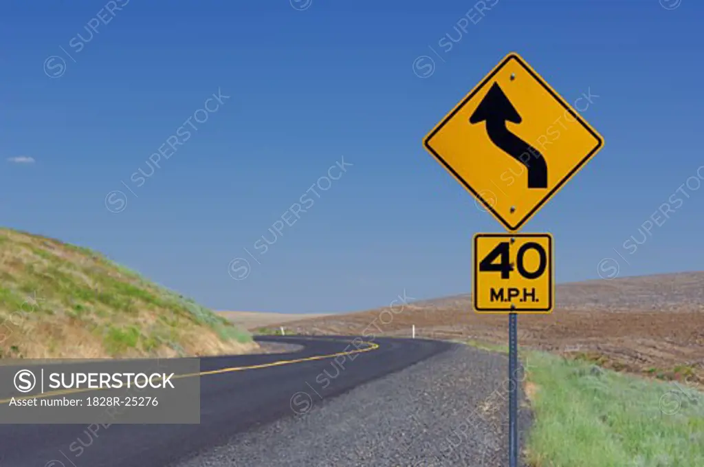 Road Sign and Speed Limit   