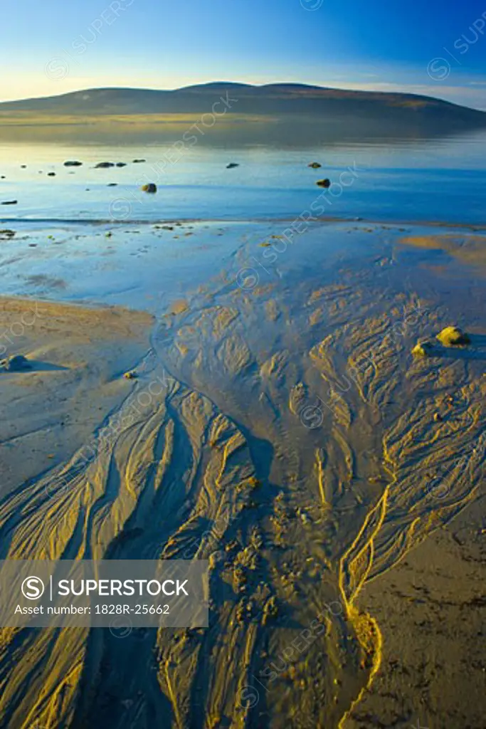 Low Tide at Sunrise, Clyde Inlet, Baffin Island, Nunavut, Canada   
