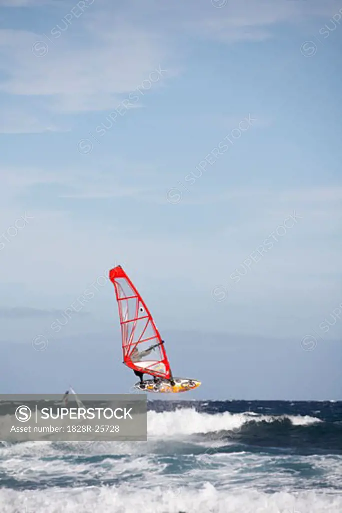 Windsurfing, Tenerife, Canary Islands, Spain   