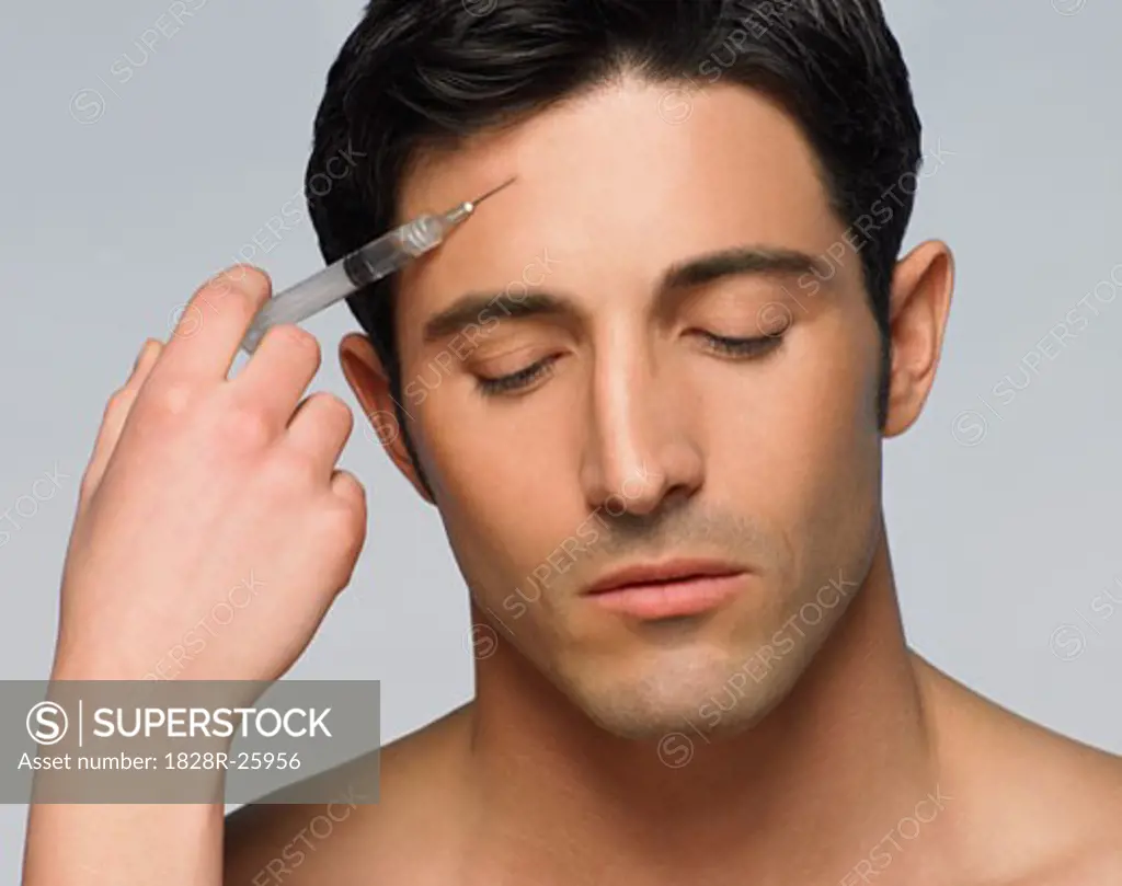 Man Getting Botox   