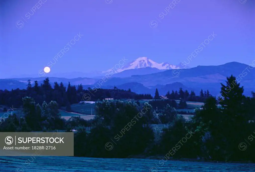 Mount Baker at Dusk Washington, USA   
