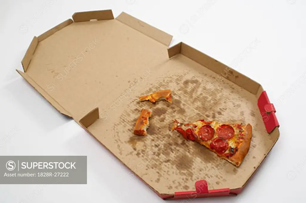 Slice of Pizza in Box   