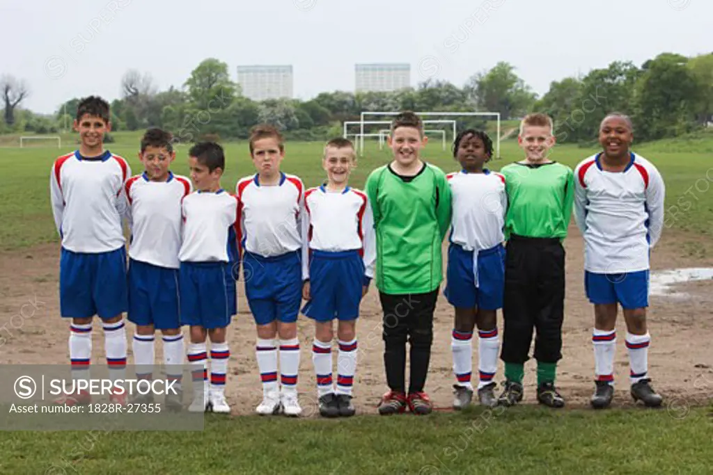 Portrait of Soccer Team   