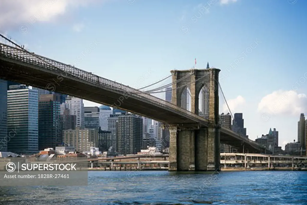 Brooklyn Bridge, New York City, New York, USA   