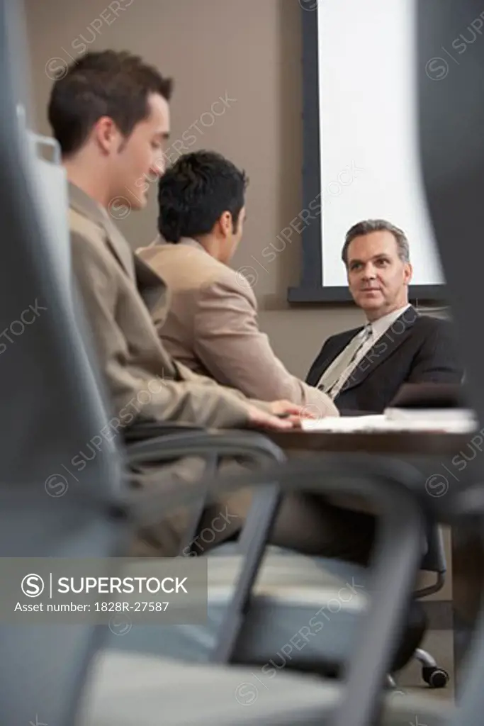 Businessmen at Meeting   
