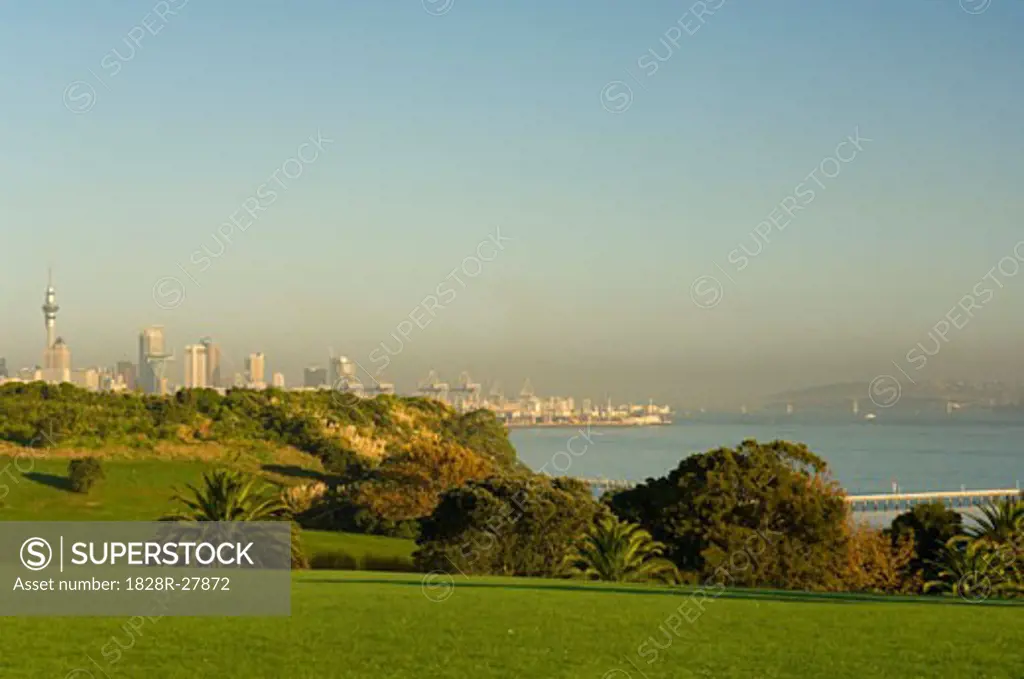 Okahu Bay and Skyline, Auckland, North Island, New Zealand   