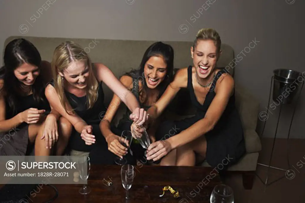 Women Celebrating   
