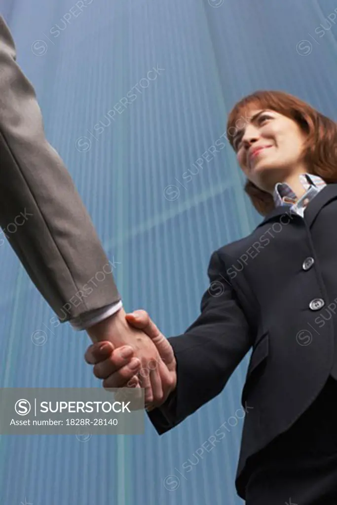 Business People Greeting   