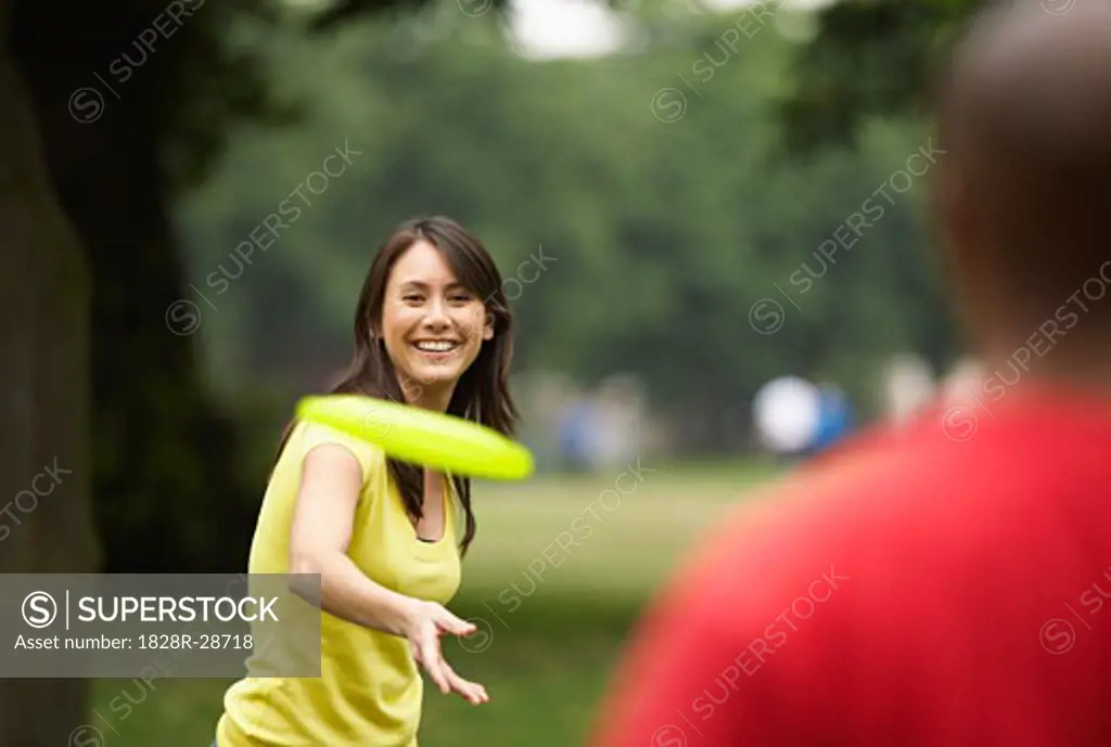 People Playing Frisbee   