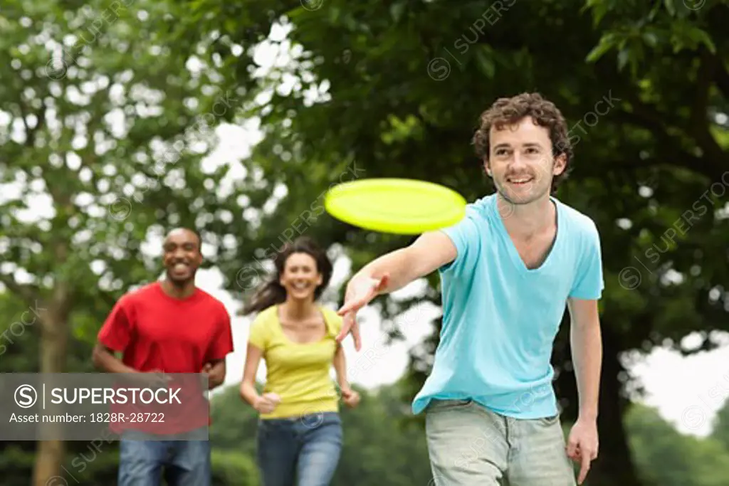 People Playing Frisbee   