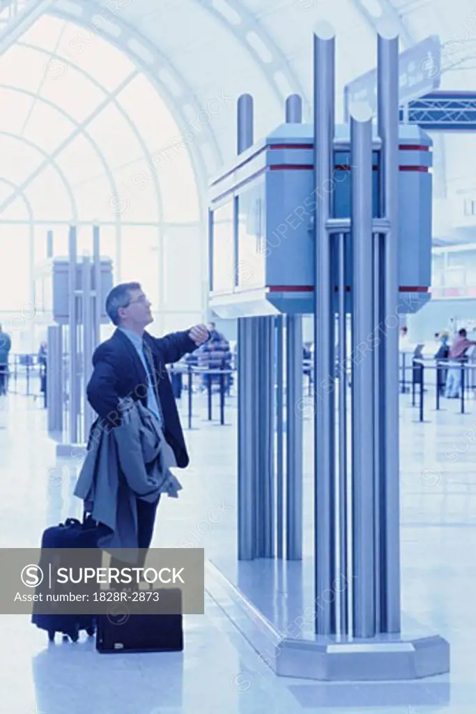 Businessman at Airport   
