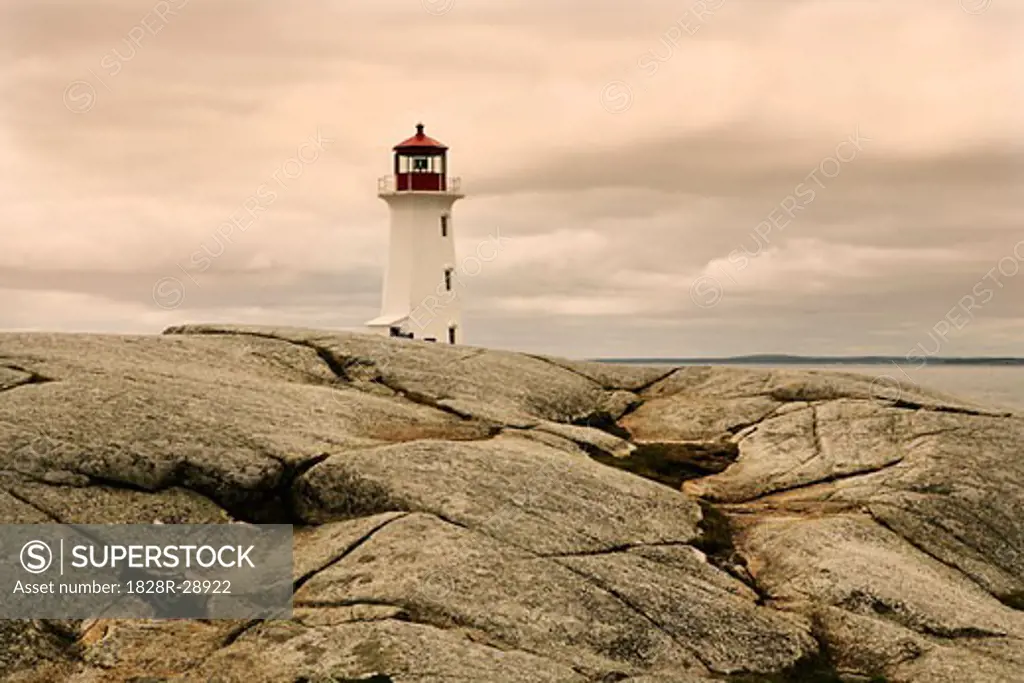 Peggy's Point Lighthouse, Peggy's Cove, Nova Scotia, Canada   