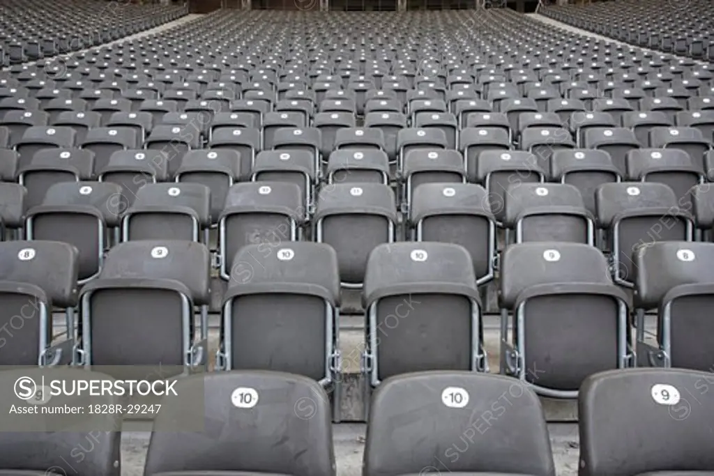 Stadium Seating, Berlin Olympic Stadium, Germany   