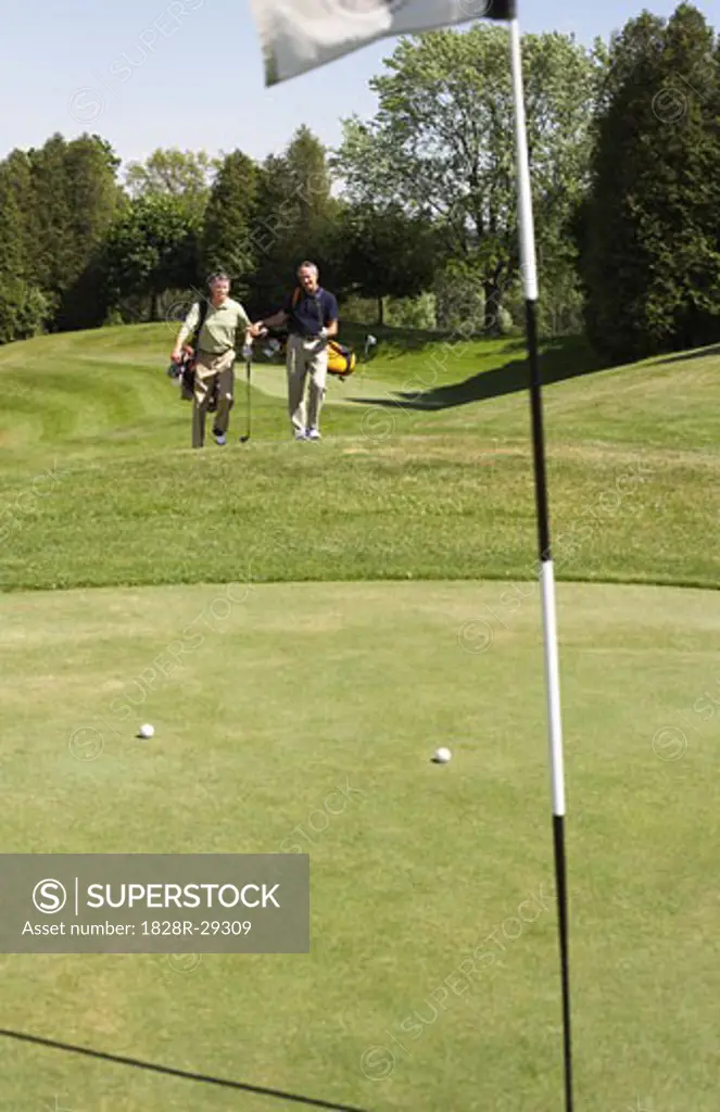 People Playing Golf   