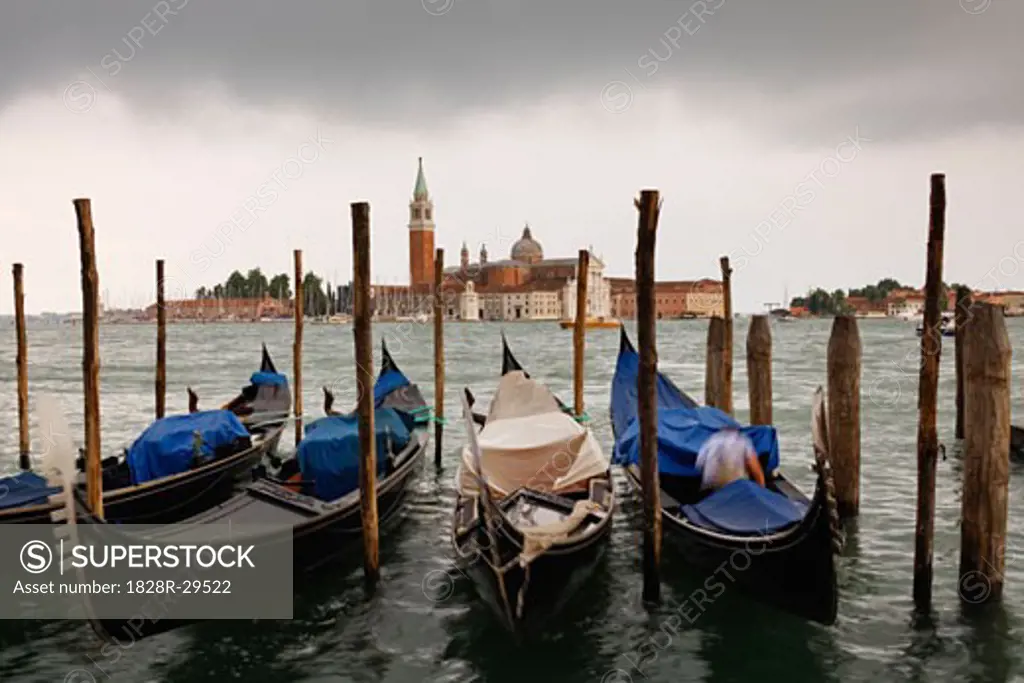 Boats, San Giorgio Maggiore, Venice, Italy   