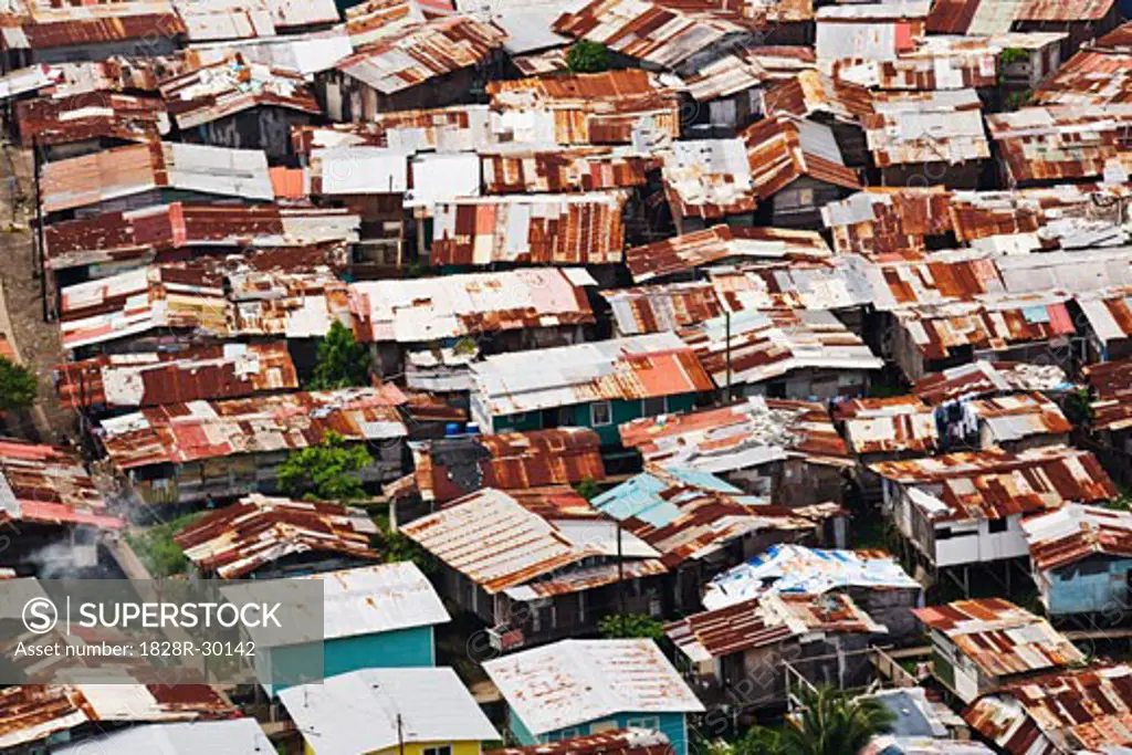 Houses with Rusted Roofs, Panama   