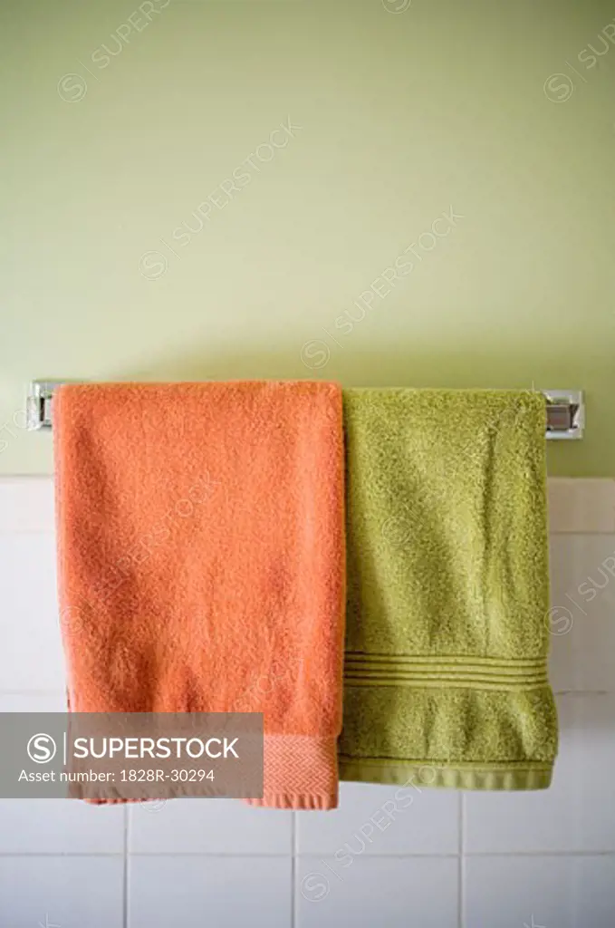 Towels on Rack   