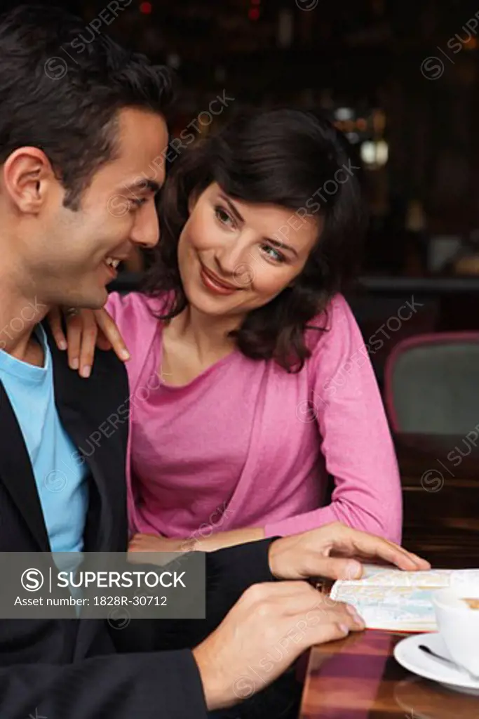 Couple in Cafe   