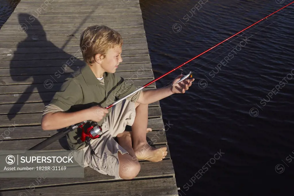 Boy Fishing   