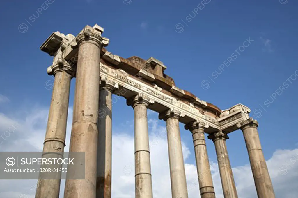 Temple of Saturn, Rome, Italy   