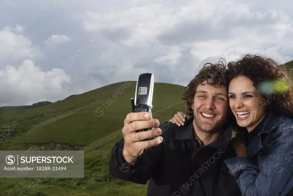 Couple with Cellphone   