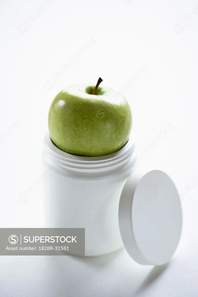 Apple on Pill Bottle   