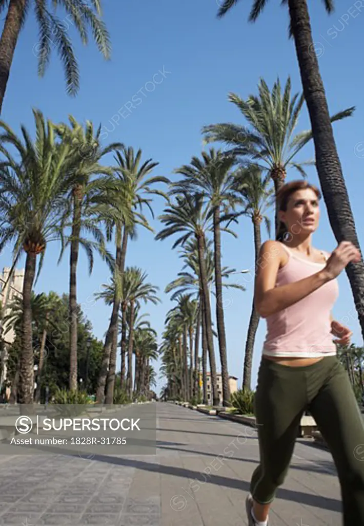 Woman Jogging   